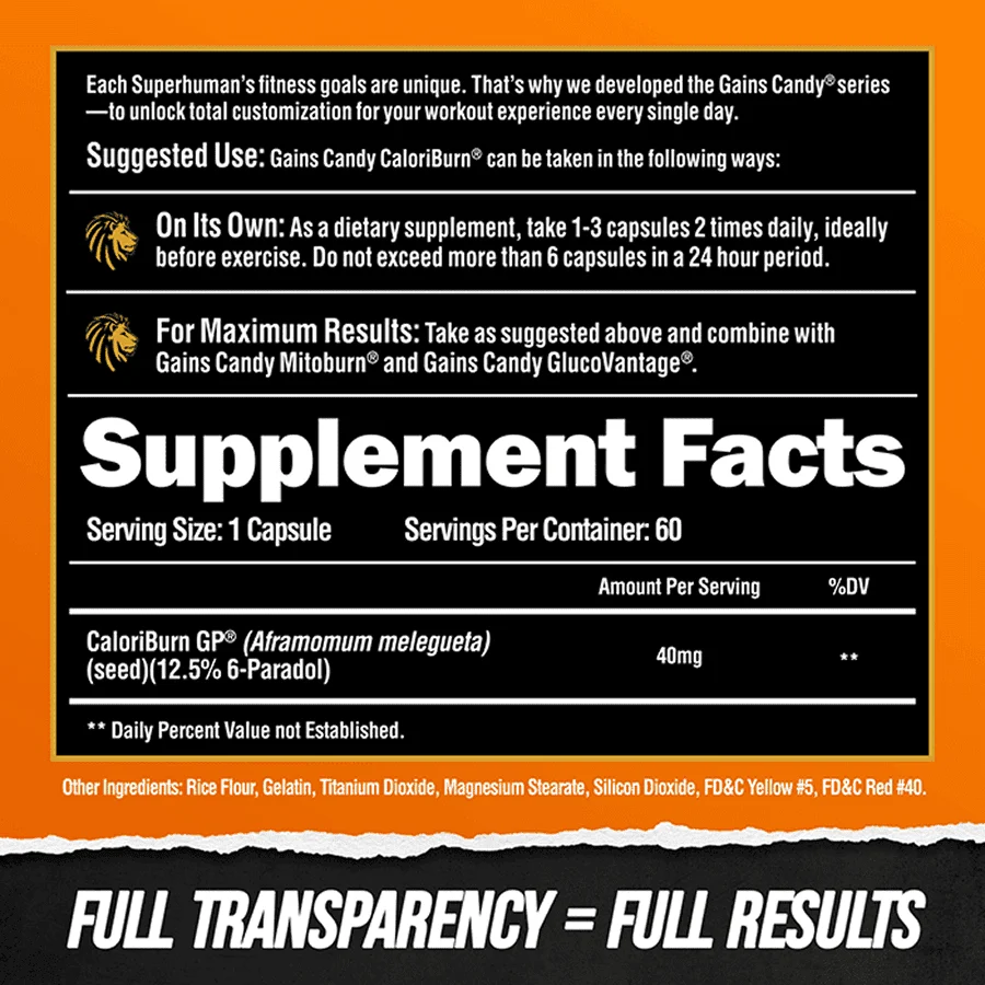 GAINS CANDY™ CALORIBURN®  - Burn More Calories† - Image 3