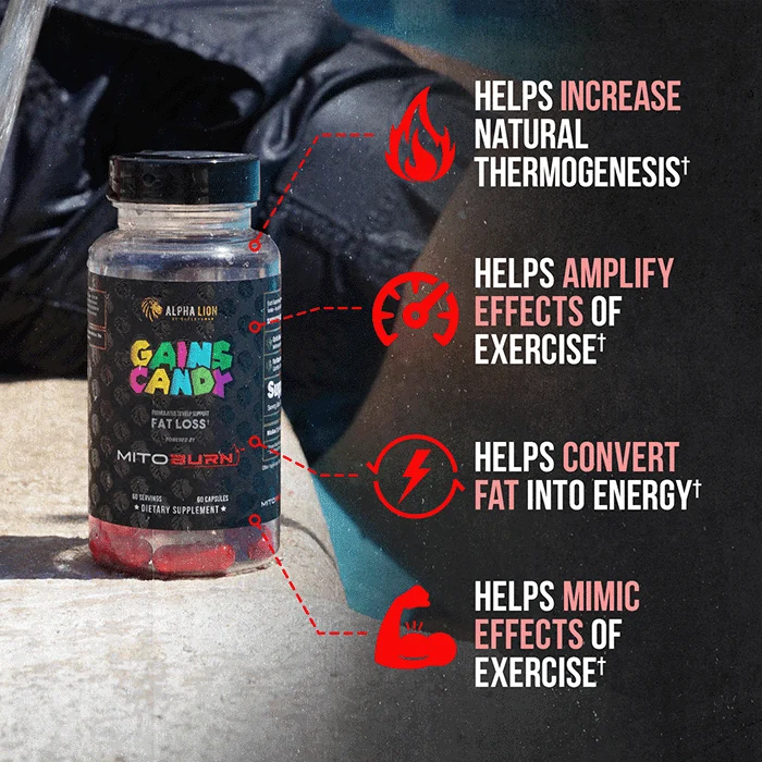 GAINS CANDY™ MITOBURN®  - Fat Loss Amplifier† - Image 4