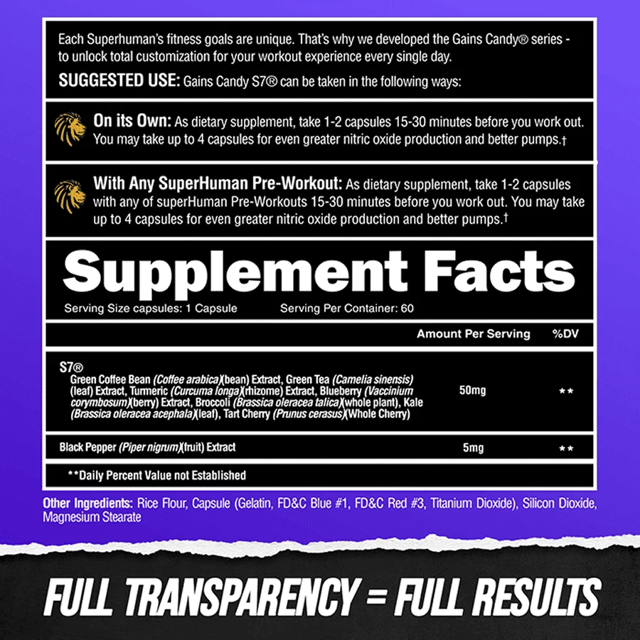 GAINS CANDY™ S7®  - Pump & Performance - Image 3