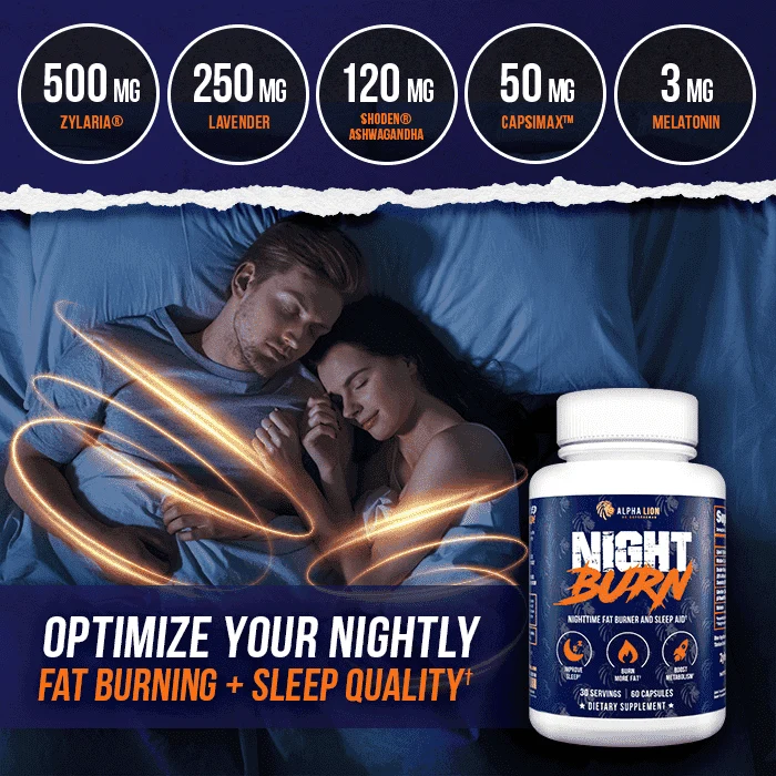NIGHT BURN - Nighttime Fat Burner NL x3 - Image 6