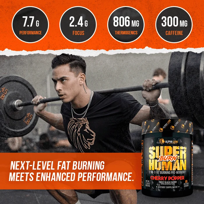 SUPERHUMAN® BURN - 2 in 1 Fat Burning Pre-Workout† - Image 6
