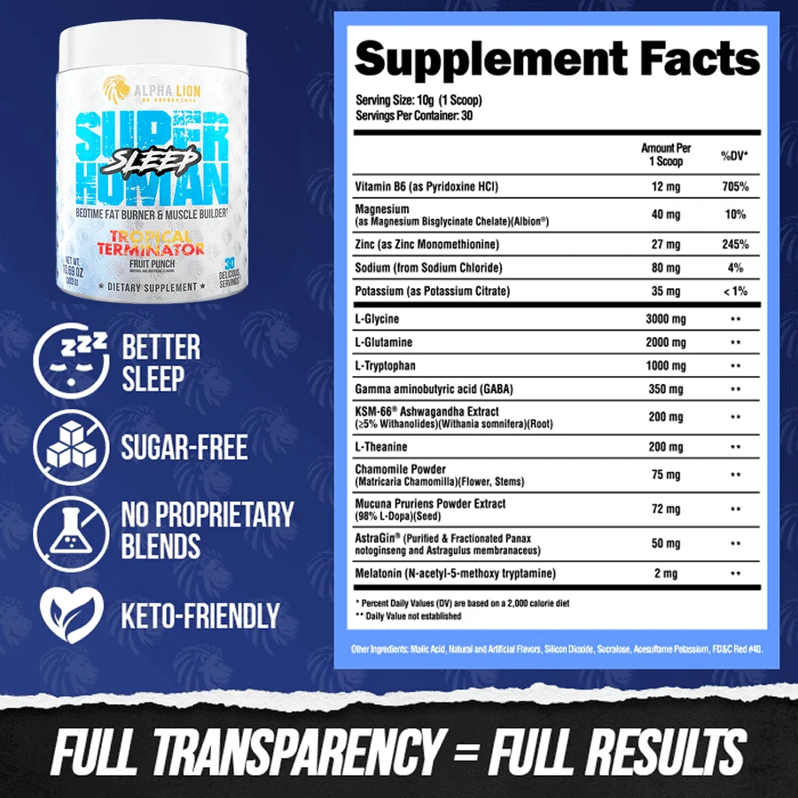 SUPERHUMAN FAT LOSS STACK - SuperHuman Burn + SuperHuman Sleep - Image 3