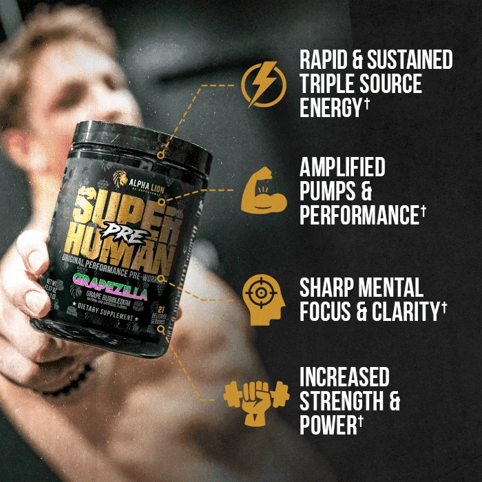 SUPERHUMAN® PRE-WORKOUT - Original Performance Pre-Workout† - Image 5